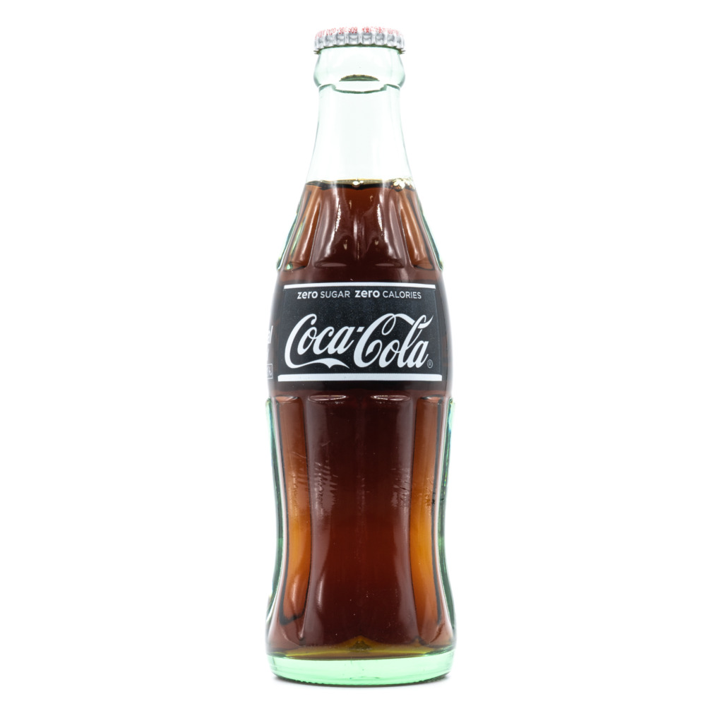 コカ・コーラ ゼロ 瓶 (日本)、前面
