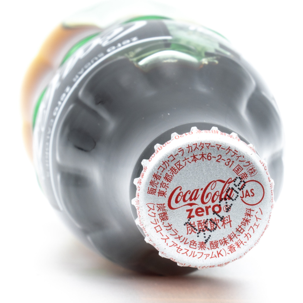 コカ・コーラ ゼロ 瓶 (日本)、王冠
