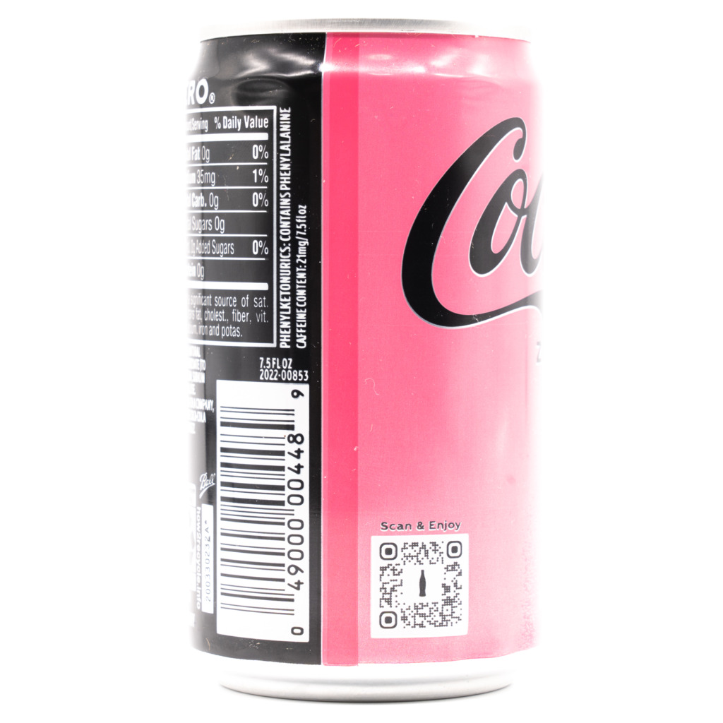 Coca-Cola Move Zero Sugar (USA)、横面３