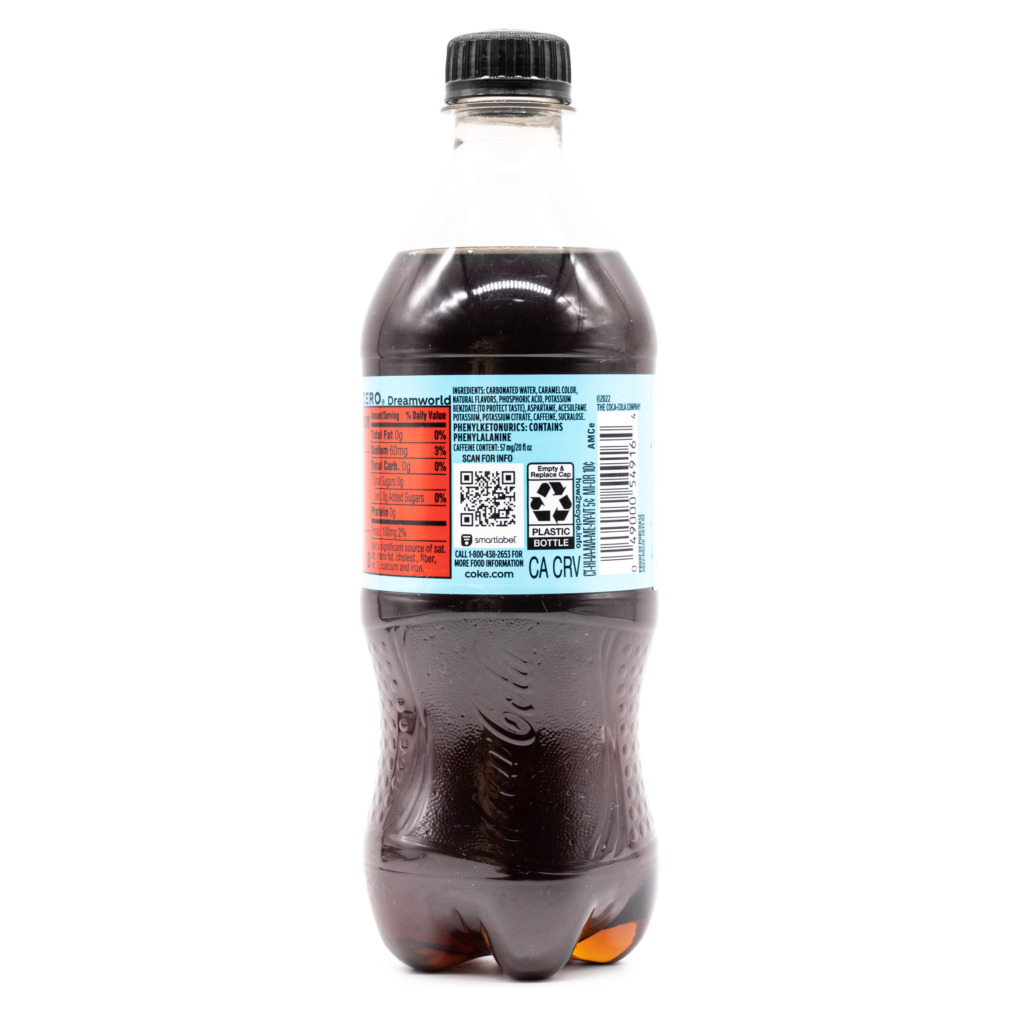 Coca-Cola Dreamworld Sugar (USA)、ペットボトル、横面２