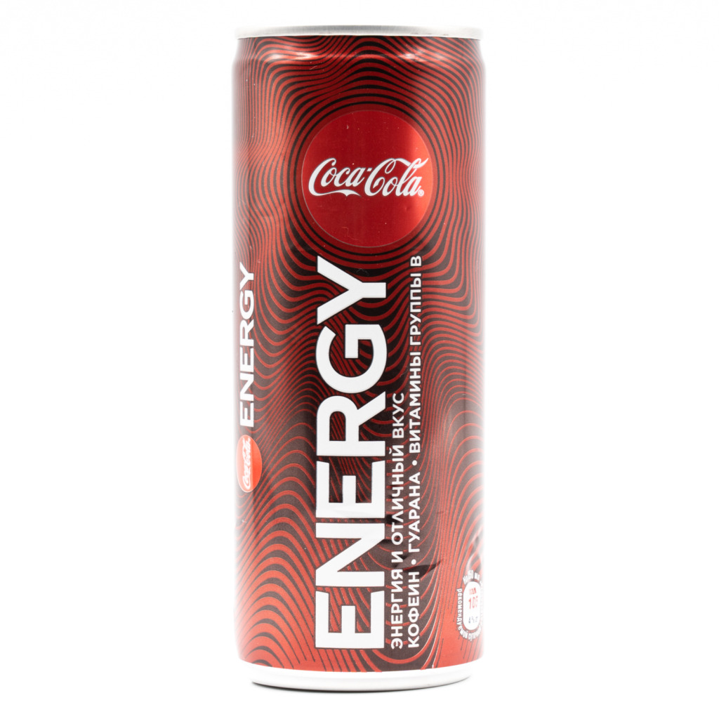 Coca-Cola Energy (Russia)、正面