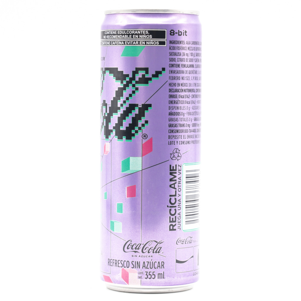 Coca-Cola Zero Sugar Byte (USA)、横面２