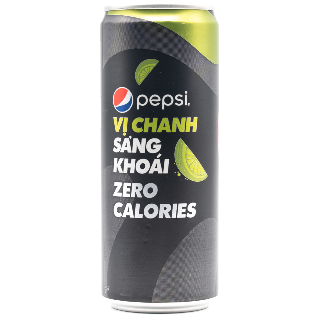 Pepsi Lime Zero No Calories (Vietnam)、横面