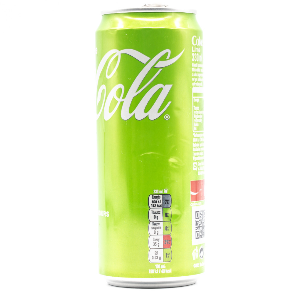 Coca-Cola Lime (Poland)、横面