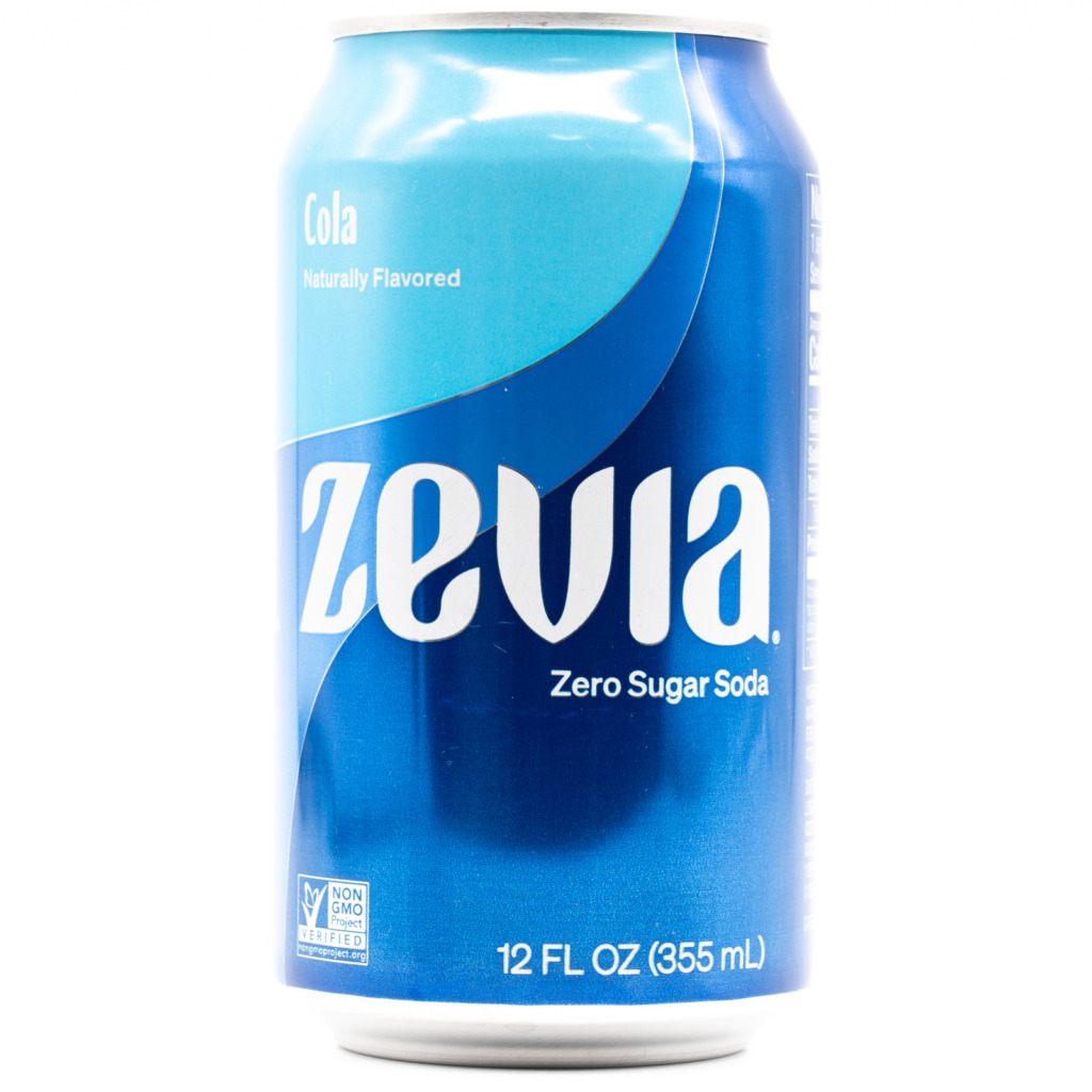 ZEVIA Zero Sugar Soda Cola (USA)、正面