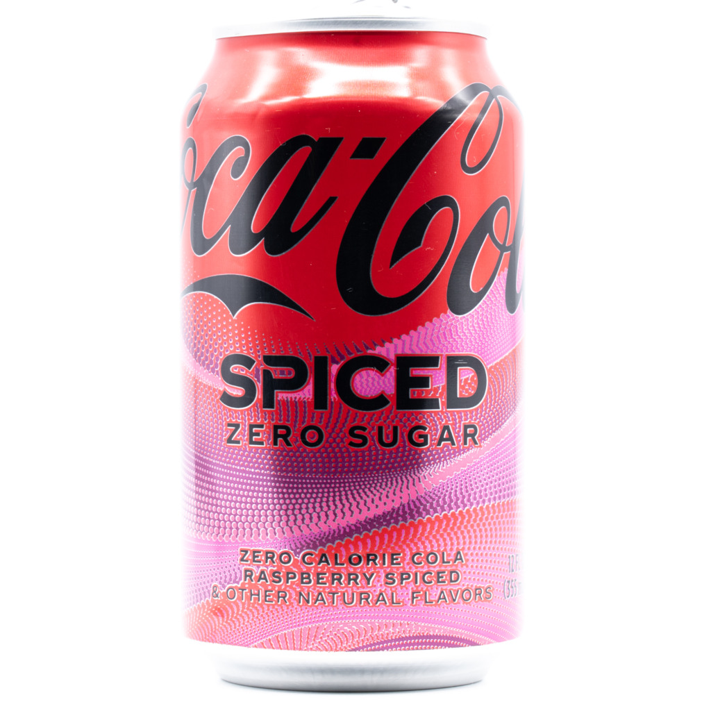 Coca-Cola Spiced Zero Sugar (USA)、正面