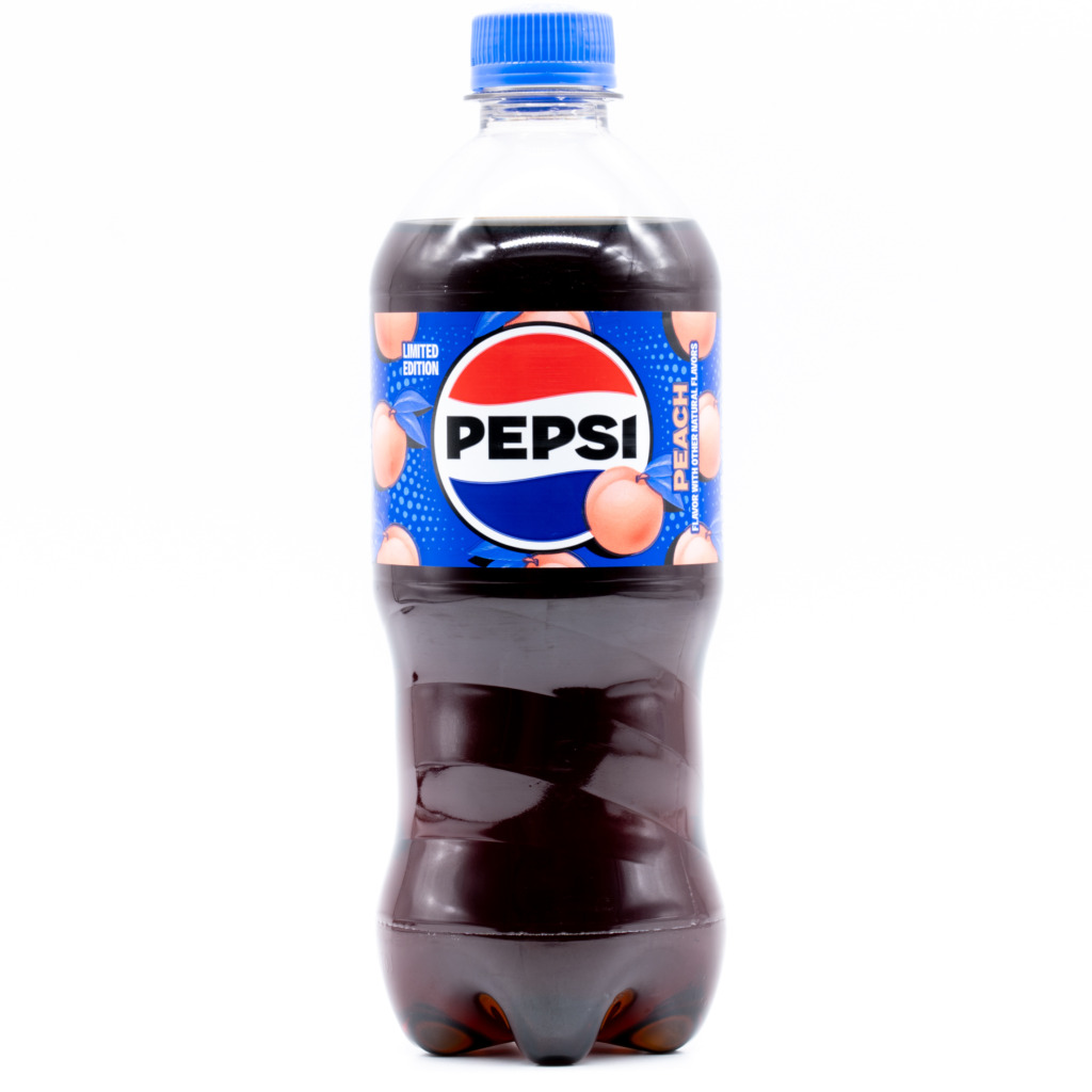 Pepsi Peach (USA)、正面