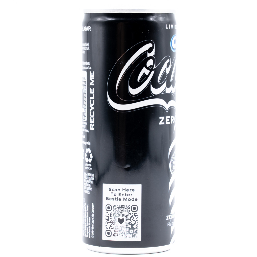 Coca-Cola Zero Sugar Oreo Limited Edition (Australia)、横面