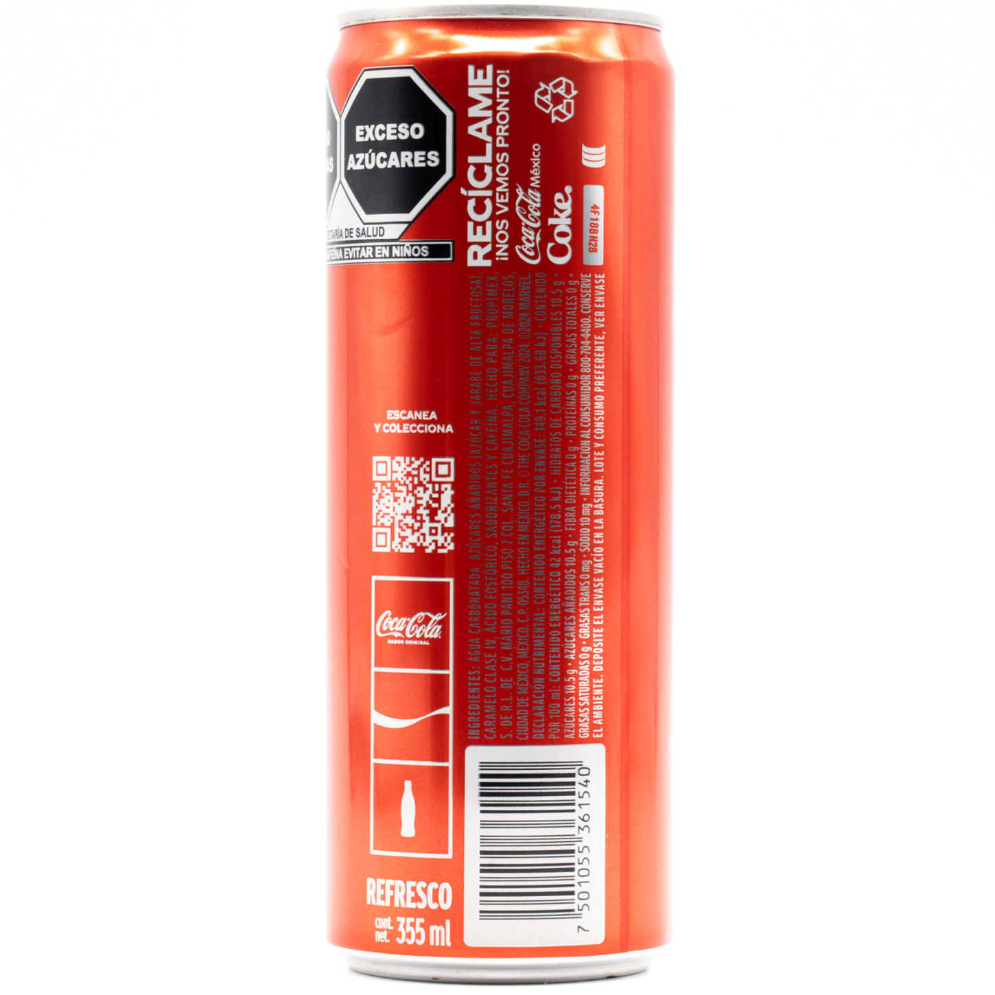 Coca‑Cola Original (Mexico)、横面2