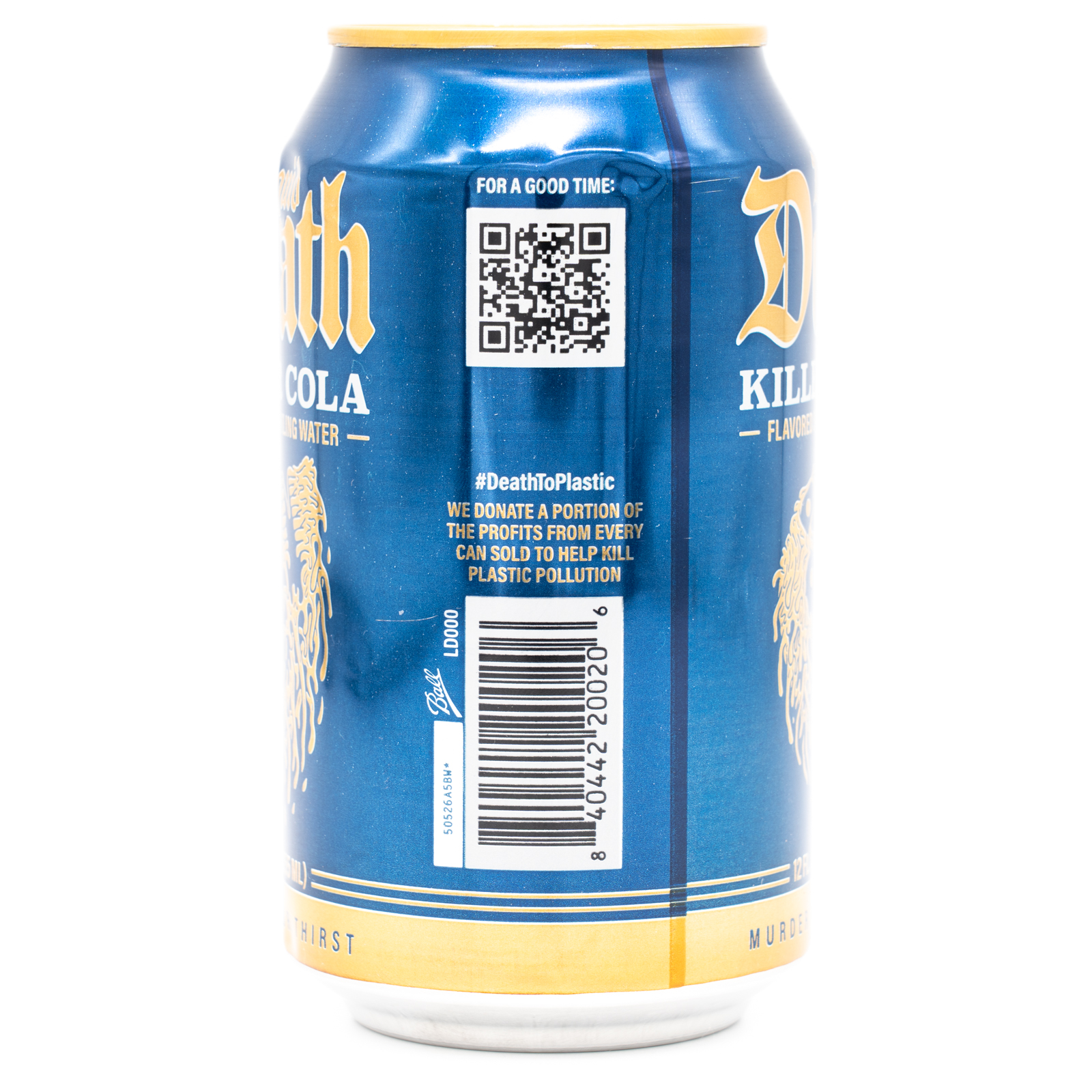 Liquid Death Killer Cola (USA)、横面２