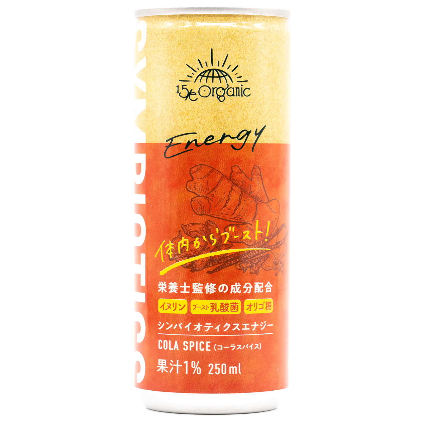 15e Symbiotics Energy コーラスパイス、正面