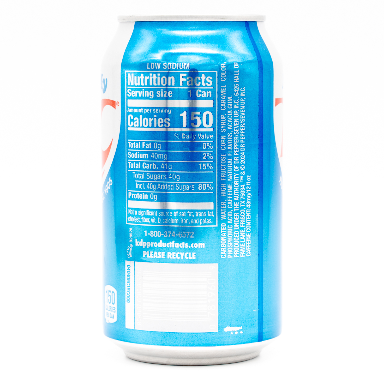 ROYAL CROWN COLA (USA)、横面