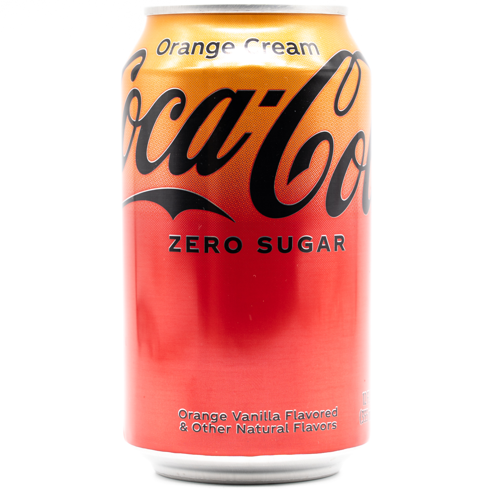 Coca‑Cola Orange Cream Zero Sugar (USA)、正面
